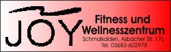 Hier ist das Fitnesstudio Joy in Schmalkalden